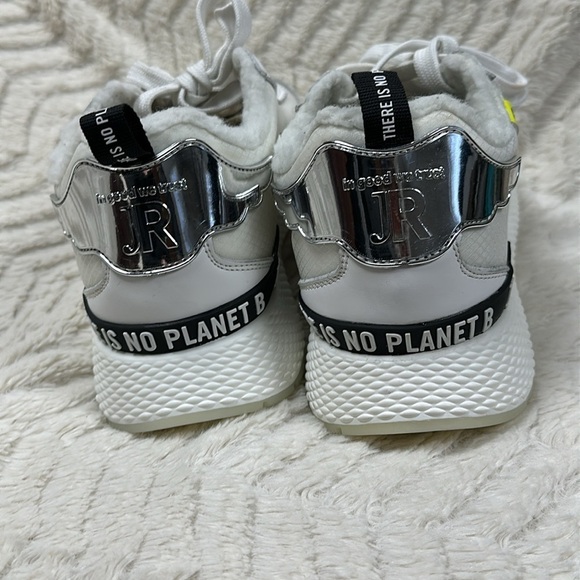 JOHN RICHMOND White and Silver Graphic Logo Sneaker, 39 (US9) - Picture 3 of 10